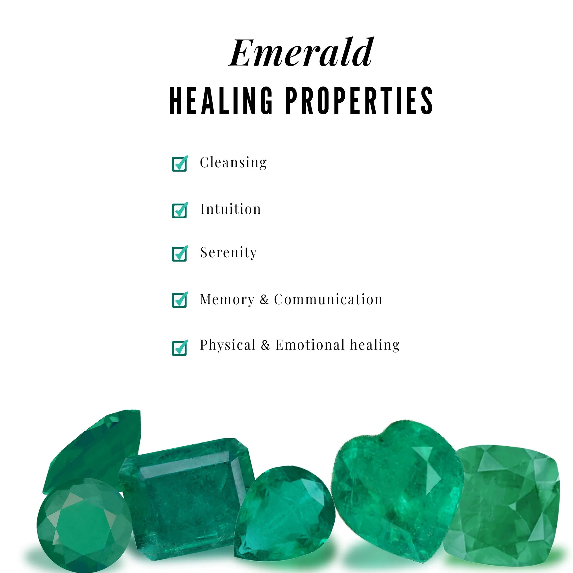 1/4 CT Emerald Heart Promise Ring with Diamond