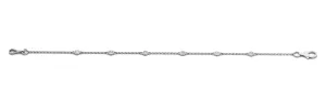 14K Gold Bracelet/Diamond & Chain