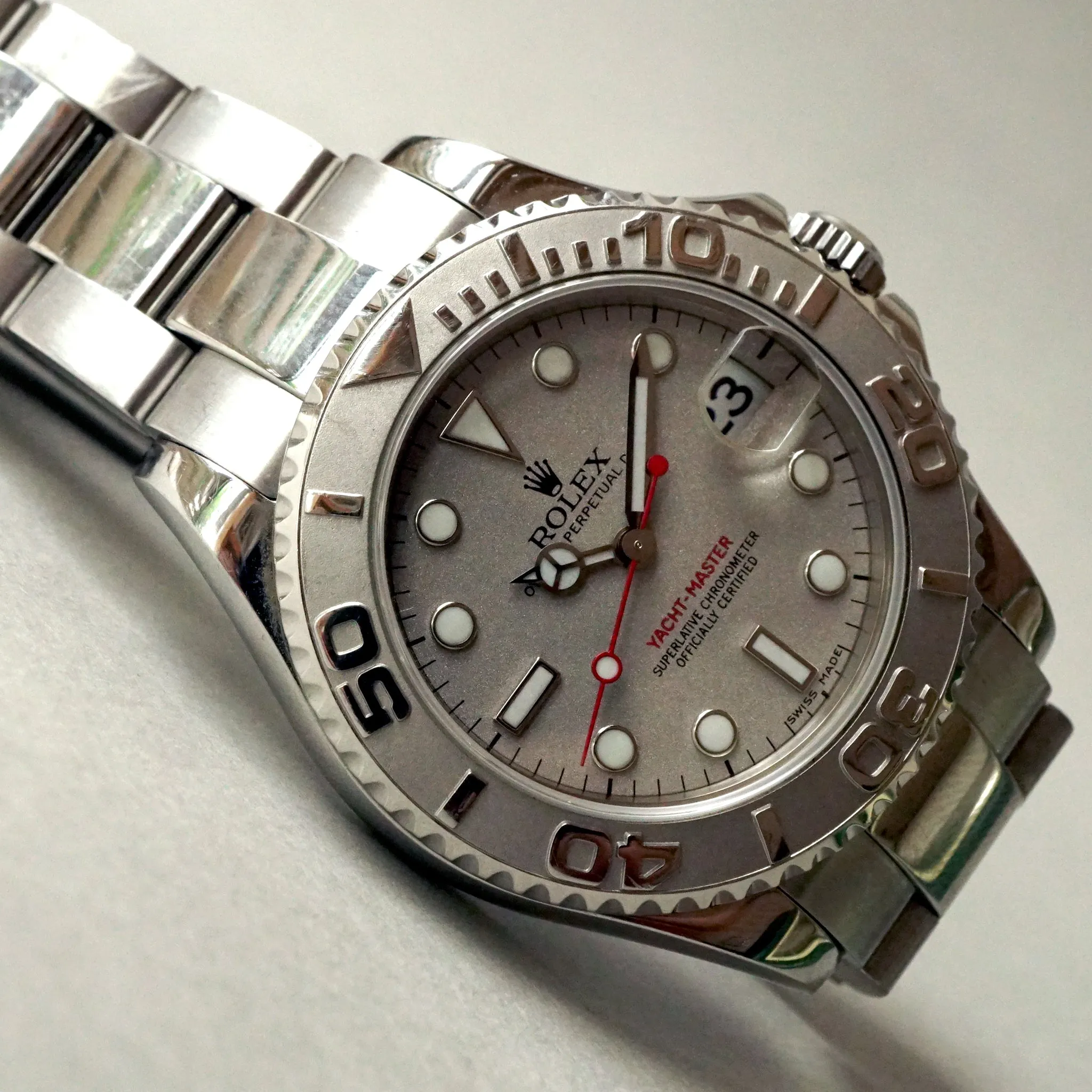 2002 ROLEX YACHT-MASTER MID-SIZED REF.168622 UNPOLISHED CONDITION