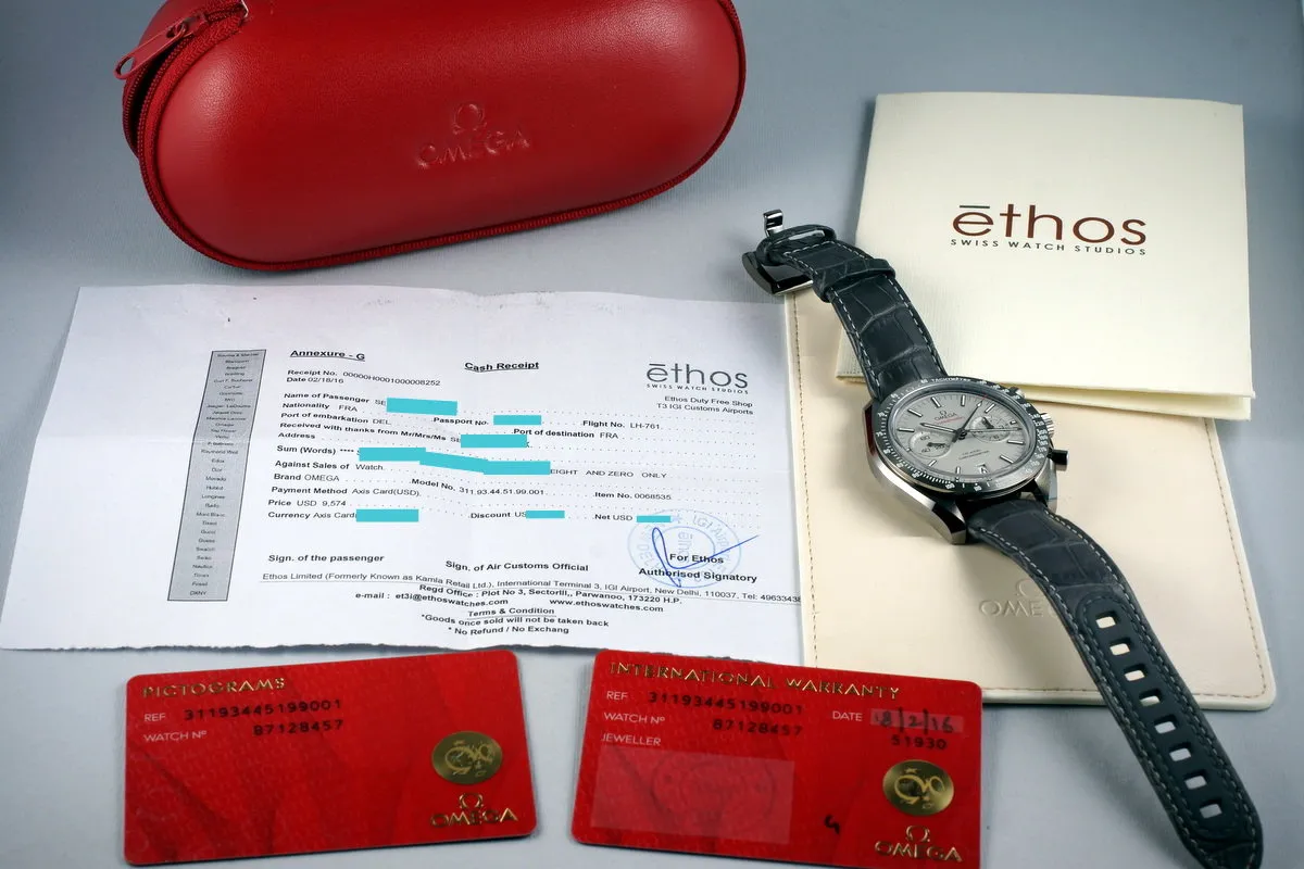 2016 Omega Speedmaster 311.93.44.51.99.001 ‘Gray Side of the Moon’ with Papers