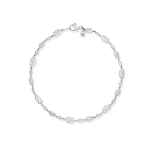 4.31 Carat Oval Diamond Bracelet