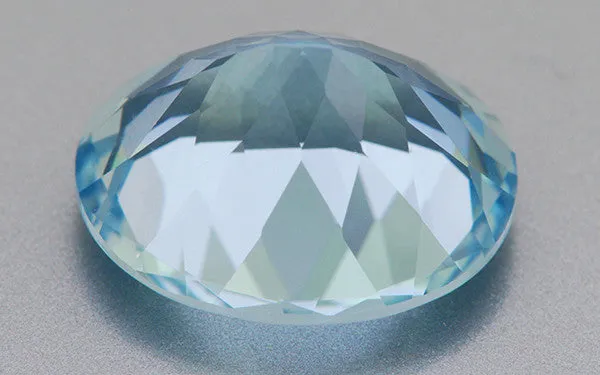 5.19 Carat Brilliant Natural Celeste Blue Oval Aquamarine | 12 x 10mm