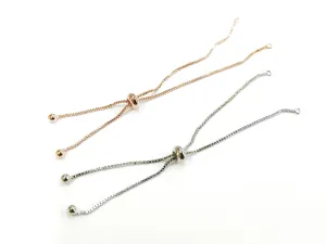 Adjustable Clasp Bracelet, Open-loop End, Brass | 百搭銅手鏈
