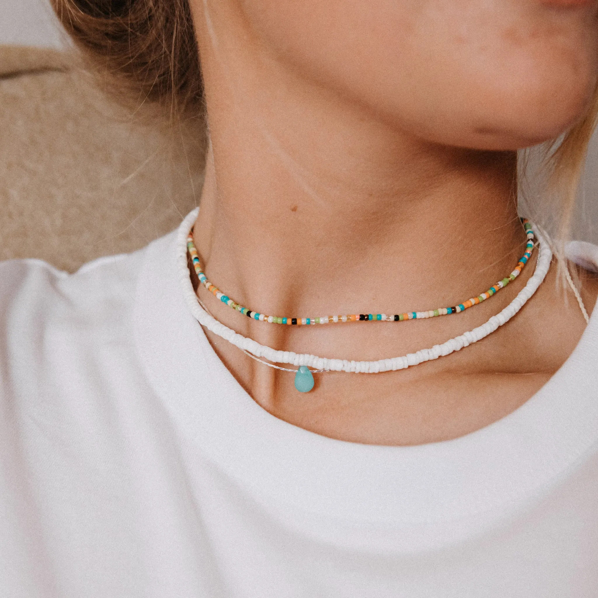 Alila Layered Surfer Necklace Set