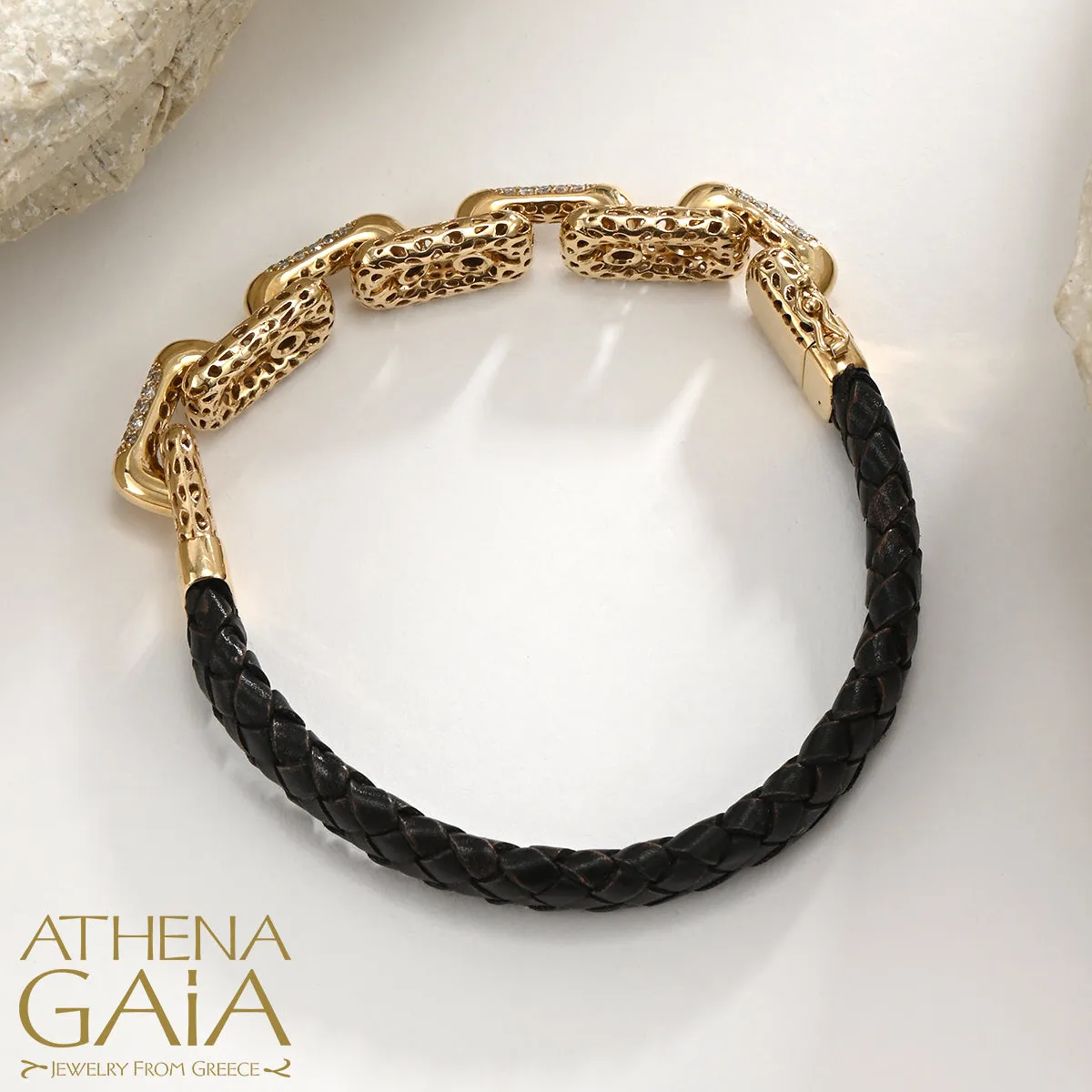 Alysis Diamond Filigree Link Bracelet
