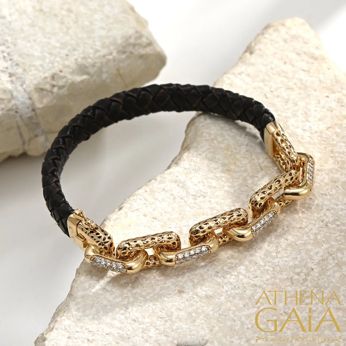Alysis Diamond Filigree Link Bracelet