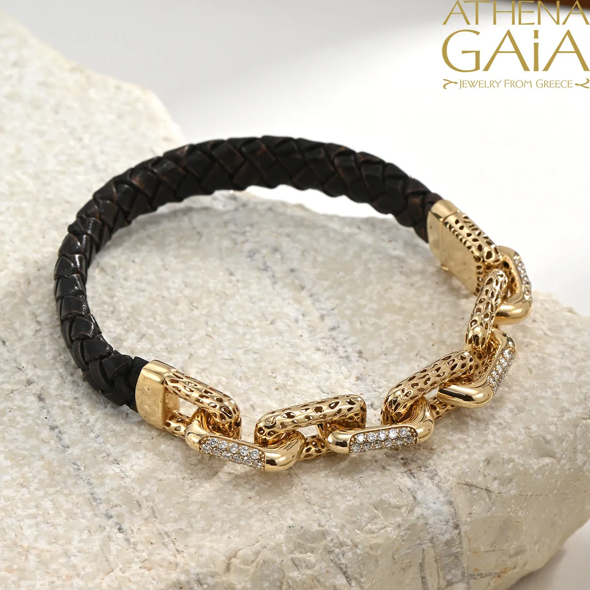 Alysis Diamond Filigree Link Bracelet