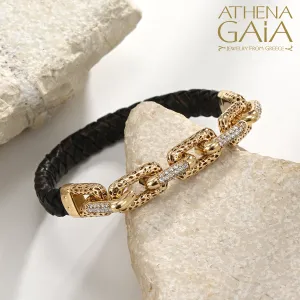 Alysis Diamond Filigree Link Bracelet