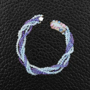 Amethyst & Aquamarine Bead Necklace