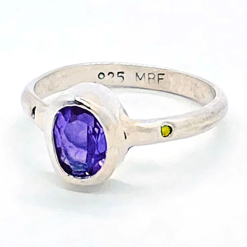 Amethyst & Citrine Ring (size 9)