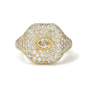 Angel Eye Signet Ring