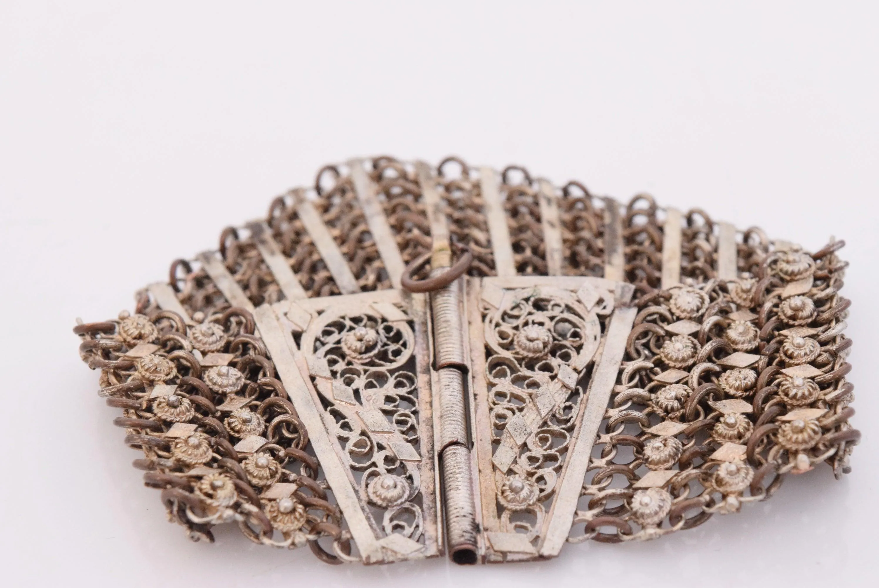 Antique Ottoman Filigree Link Bracelet