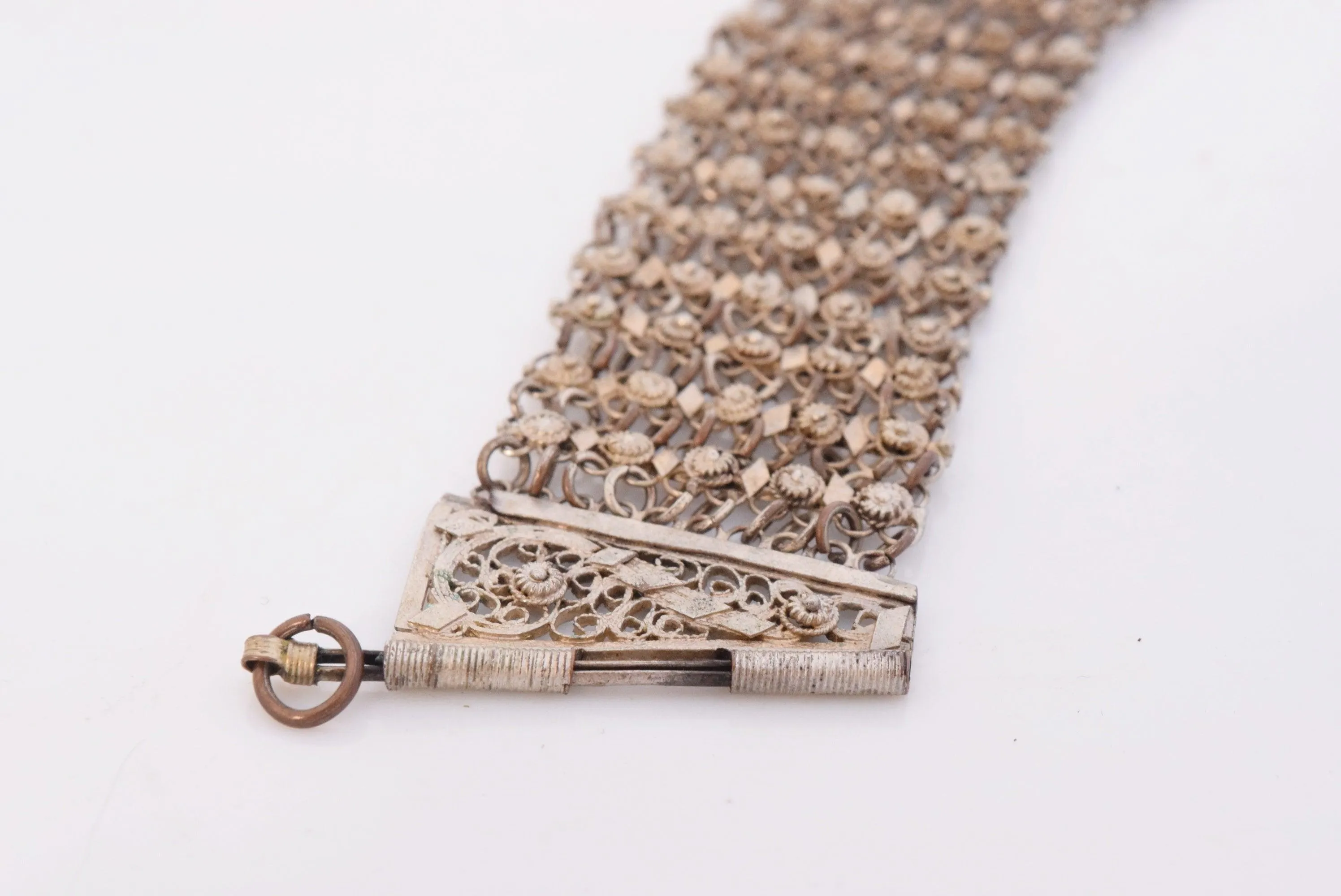 Antique Ottoman Filigree Link Bracelet