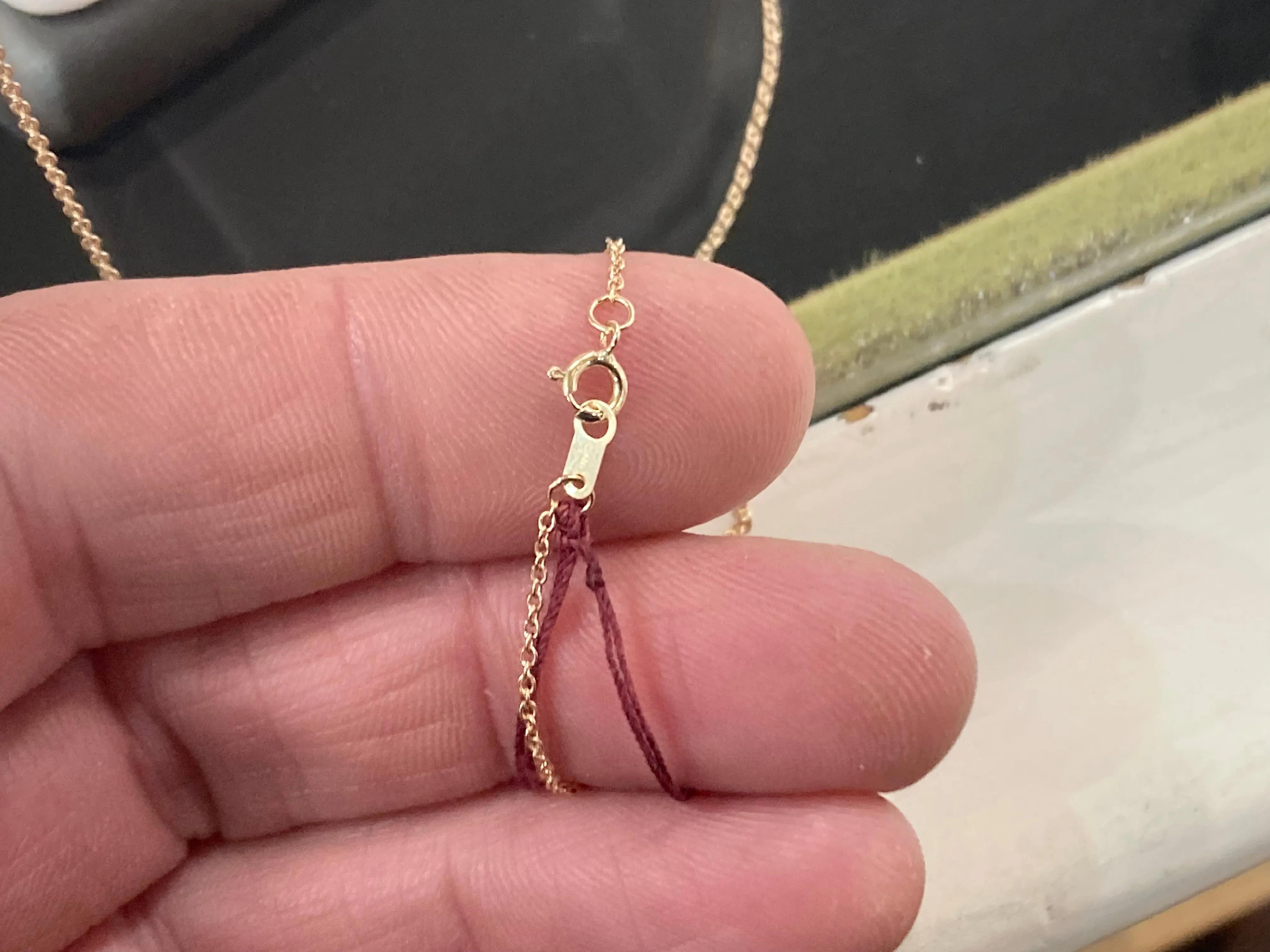 Aquamarine And Diamond Gold Pendant With Chain