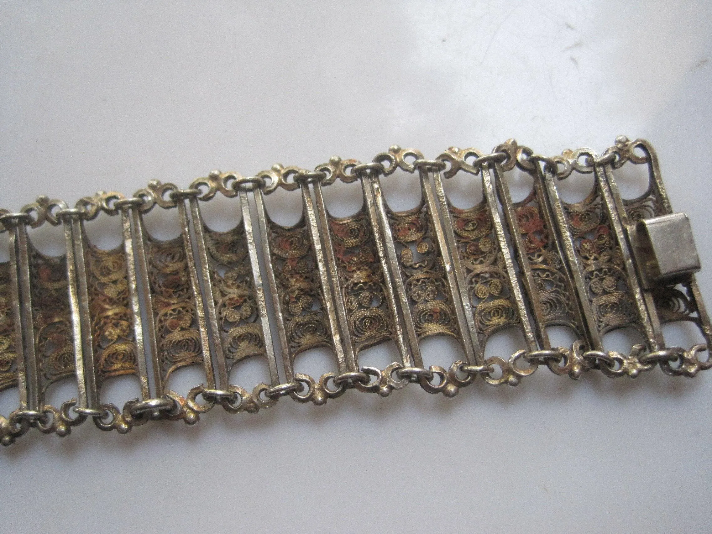 Balkan 800 Silver Filigree Bracelet