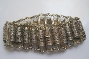 Balkan 800 Silver Filigree Bracelet