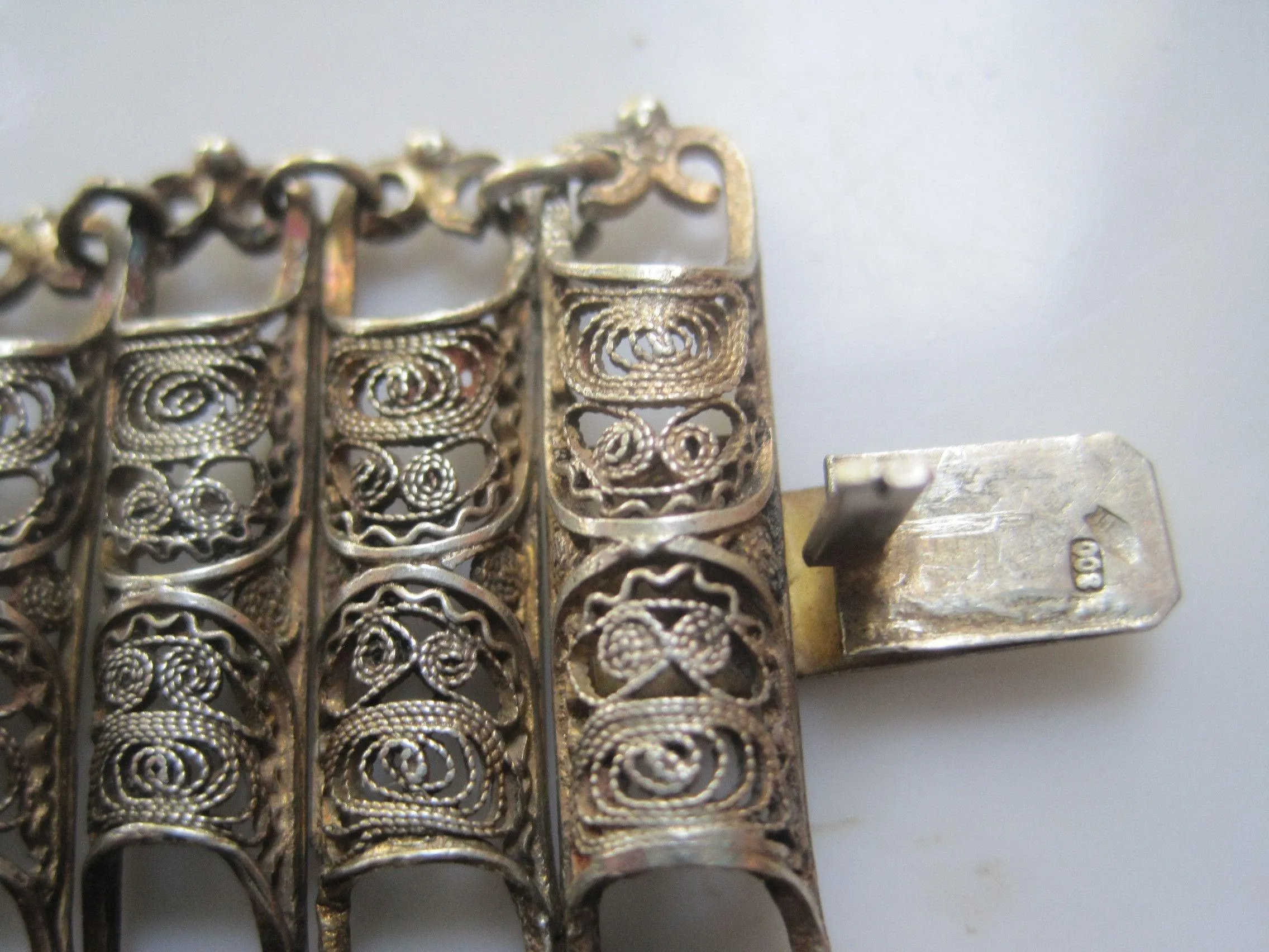 Balkan 800 Silver Filigree Bracelet