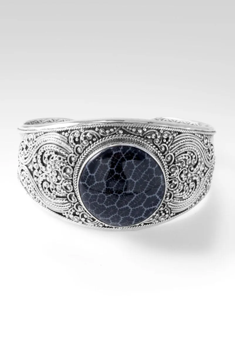 Be the Light Cuff™ In Black Indonesian Coral