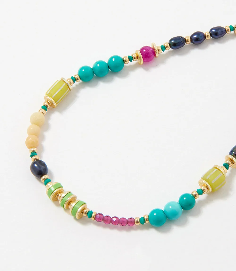Beaded Gemstone Bracelet