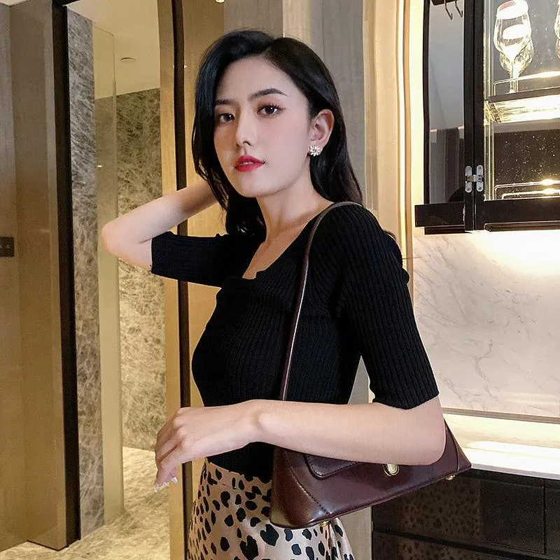 Big Square Stud Earring