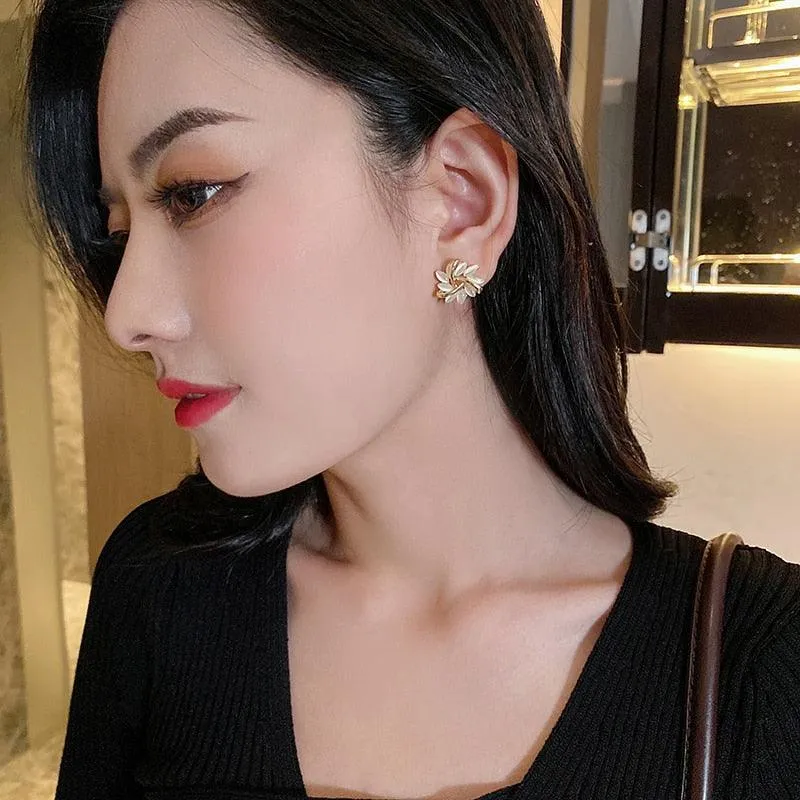 Big Square Stud Earring