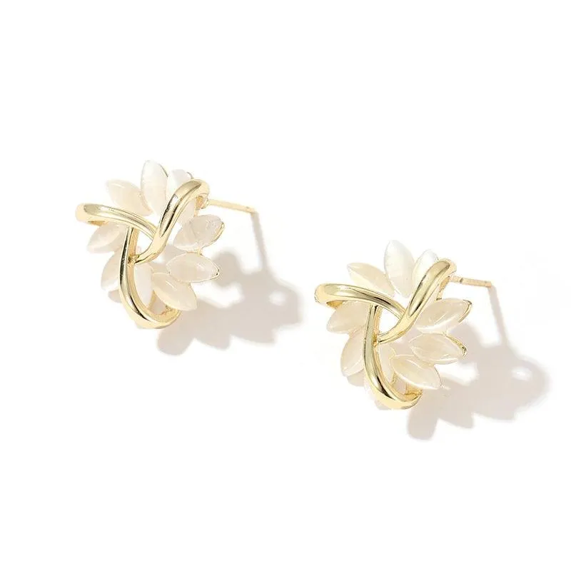 Big Square Stud Earring