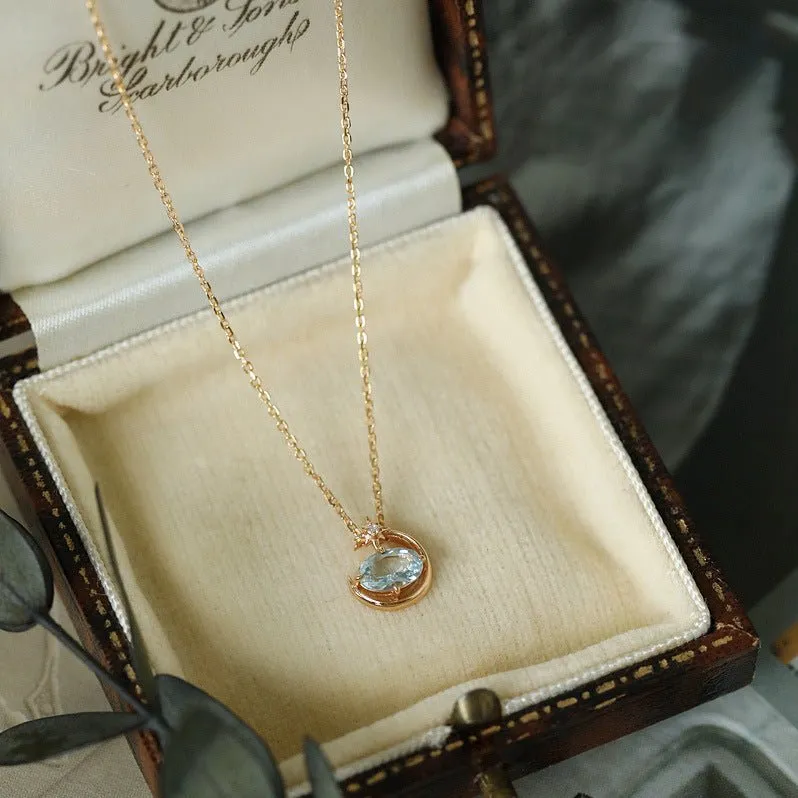 Blue Planet Necklace (Solid Silver)