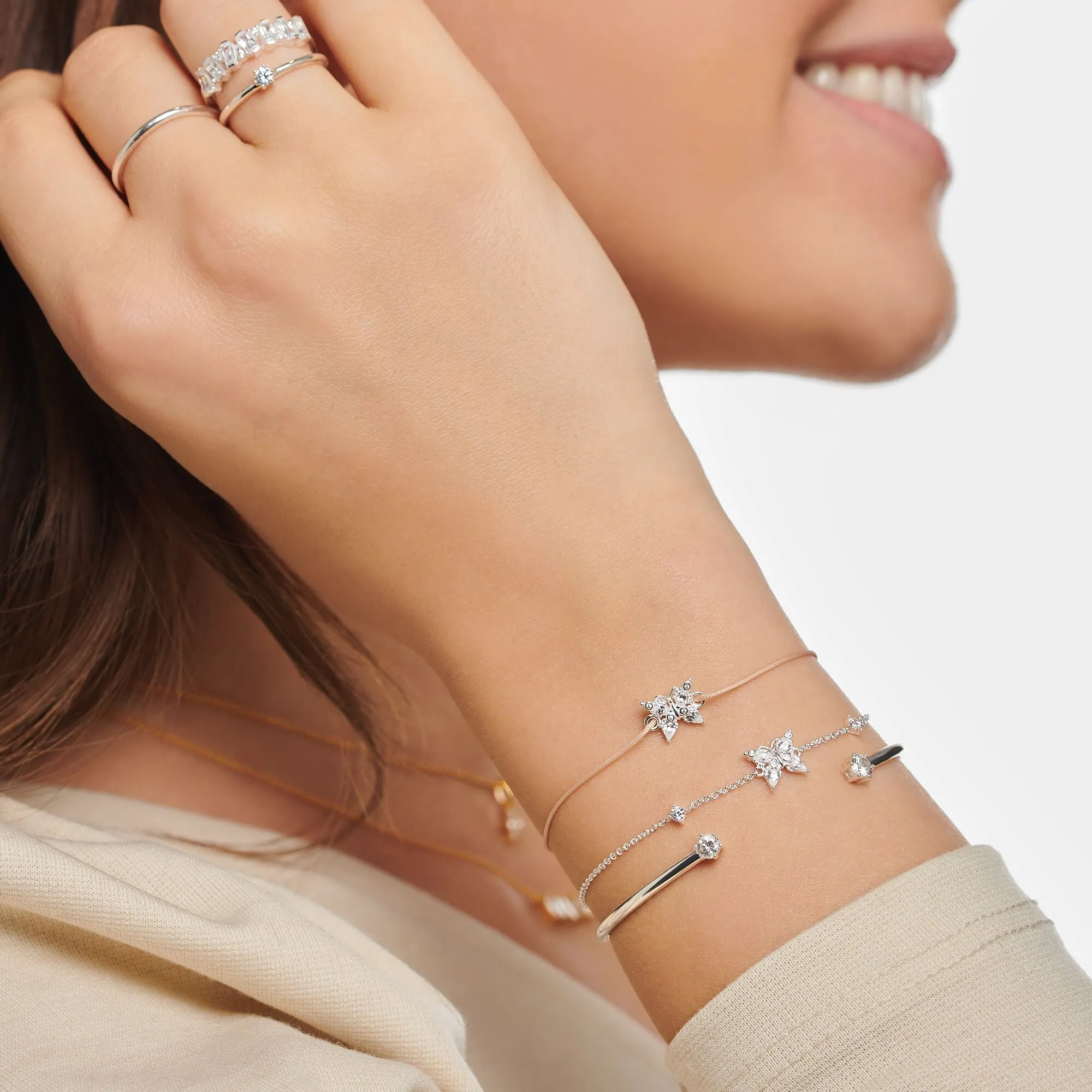 Bracelet Butterfly Silver