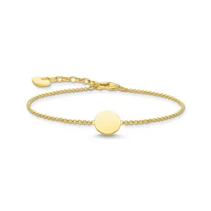 Bracelet disc gold