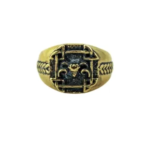 Brass "Celtic Aries" Ring