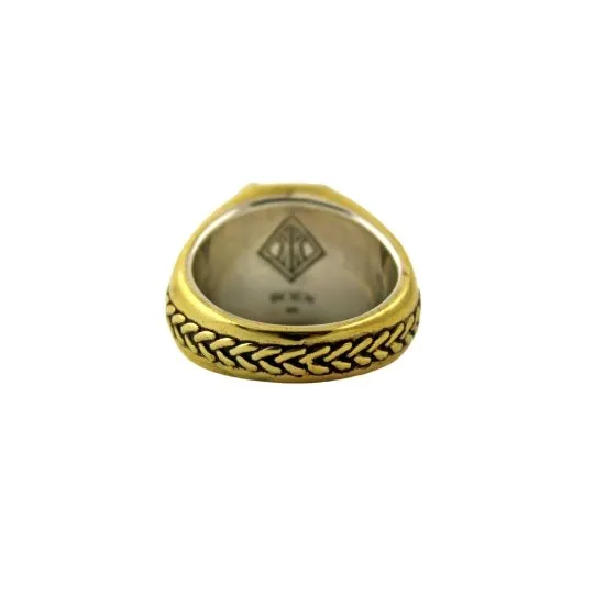 Brass "Celtic Aries" Ring