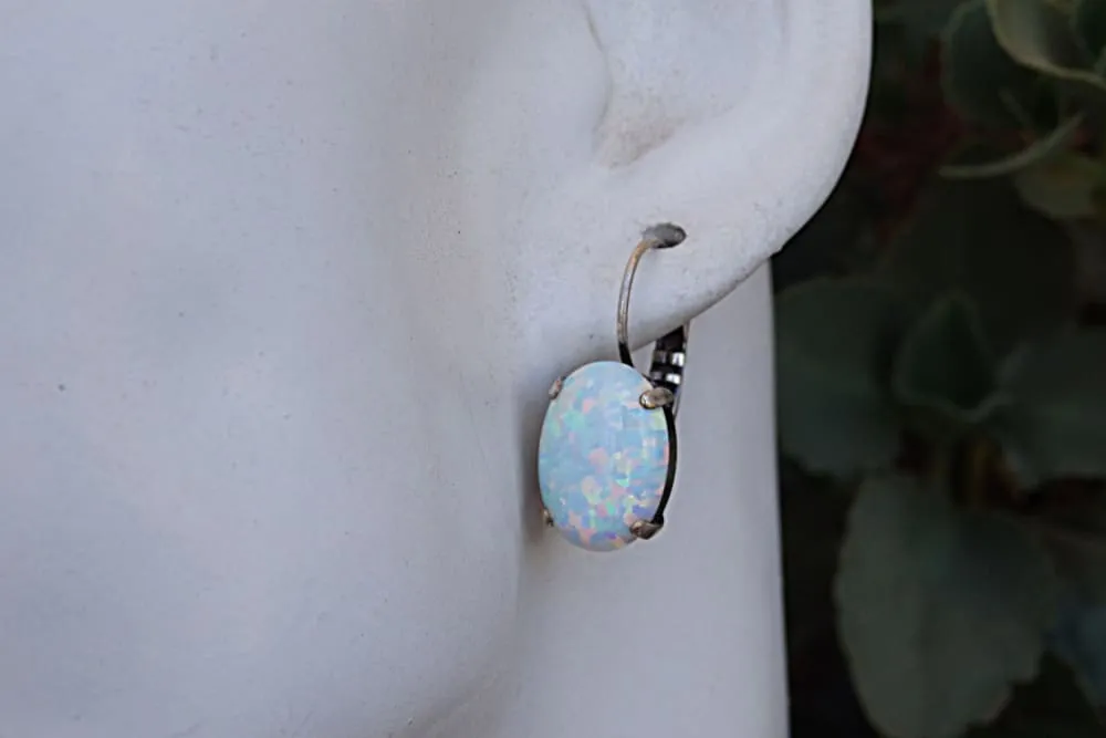 Bridal Opal Earrings