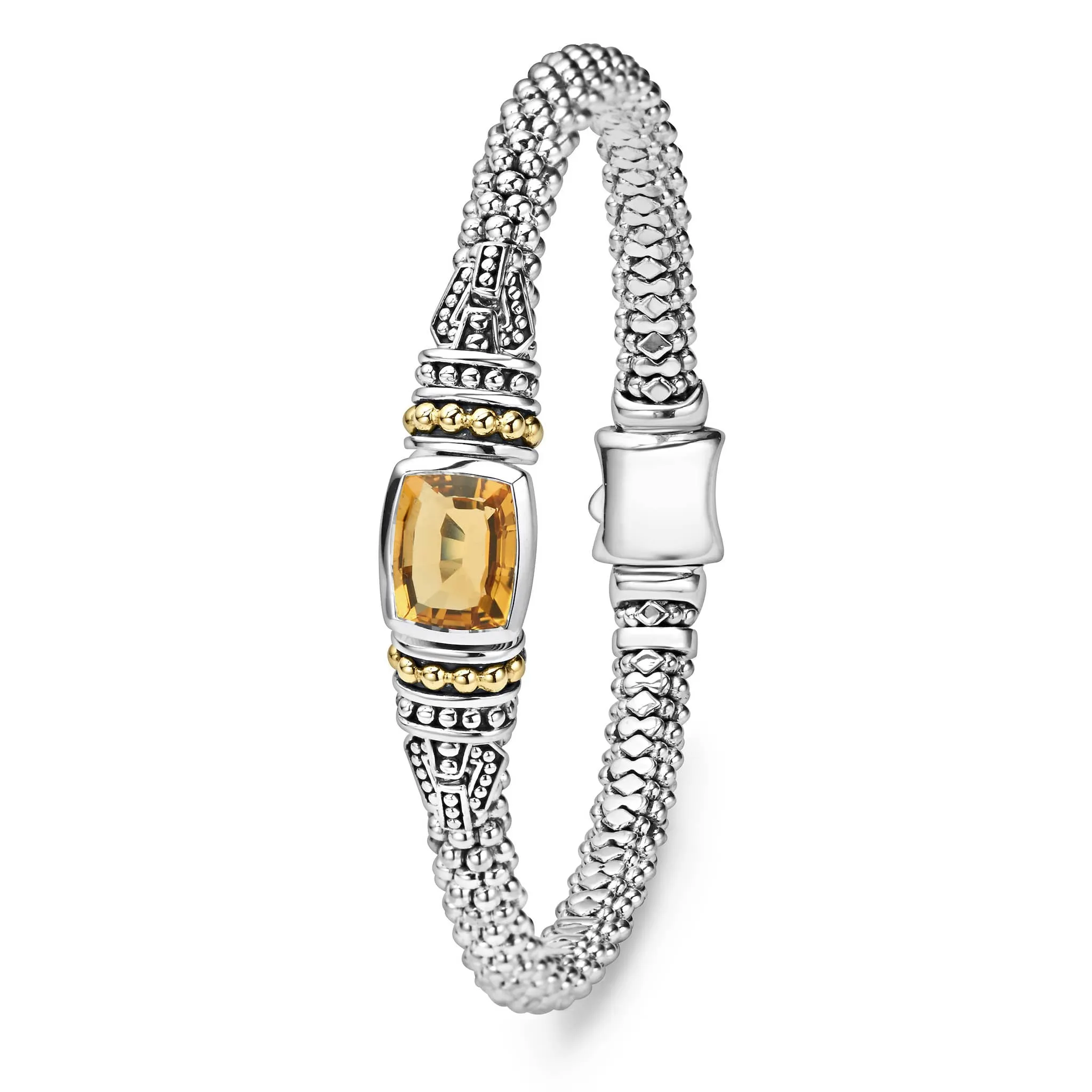 Caviar Color Citrine Caviar Bracelet | 6mm