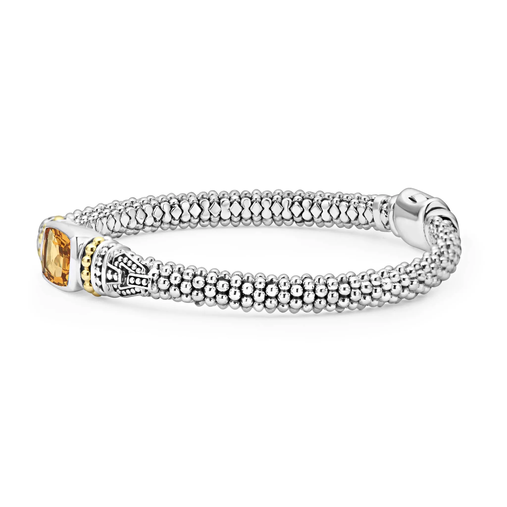 Caviar Color Citrine Caviar Bracelet | 6mm