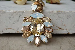 Champagne peach necklace