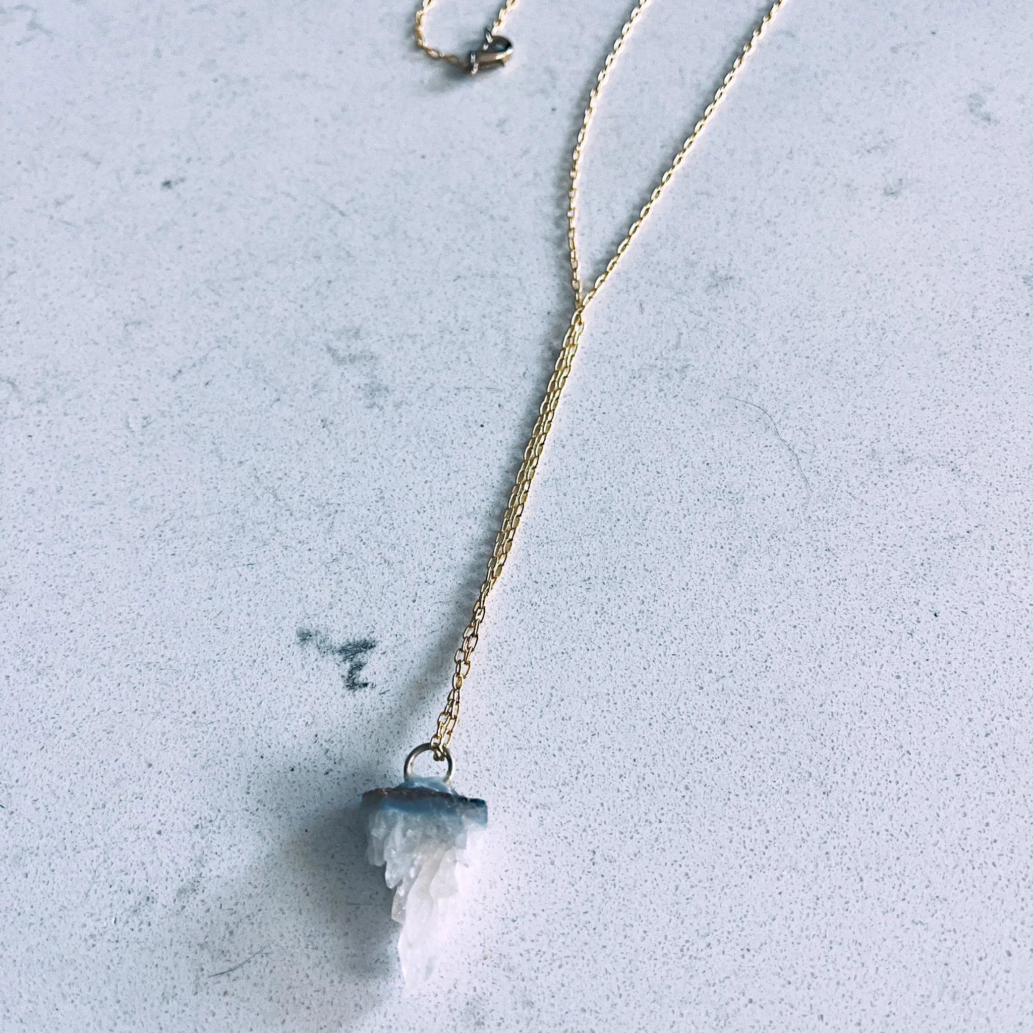 Clear Quartz Fragment Necklace