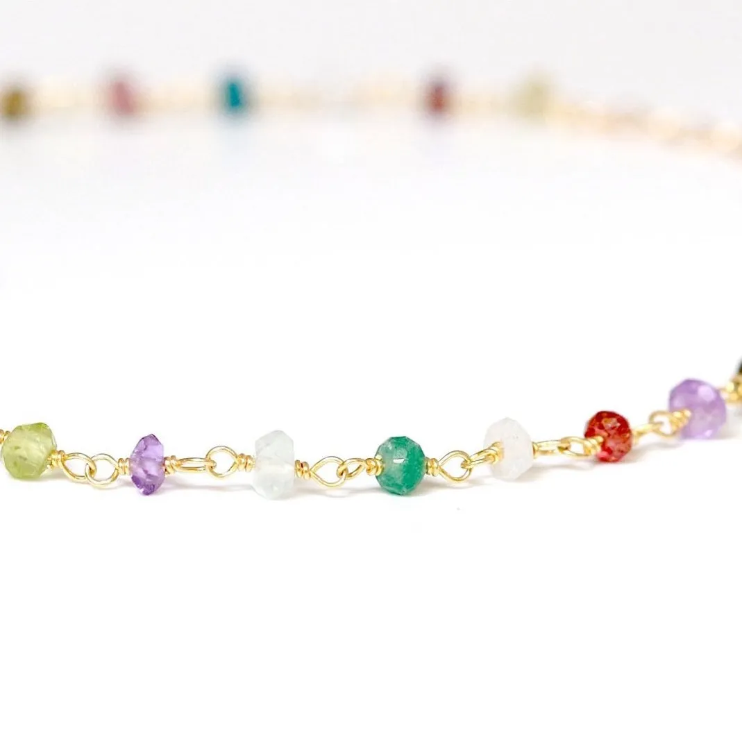 Colorful Gemstone Bracelet