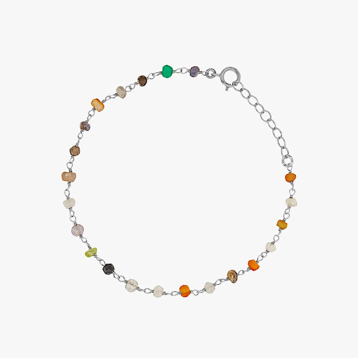 Colorful Gemstone Bracelet