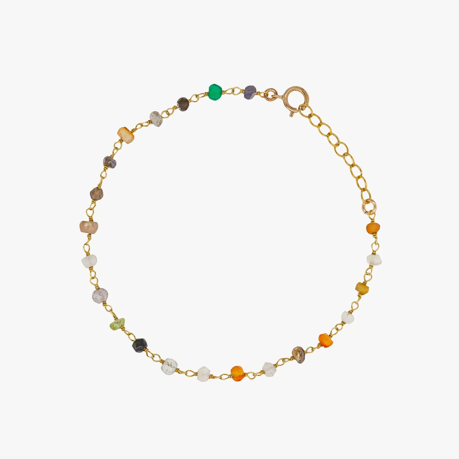 Colorful Gemstone Bracelet