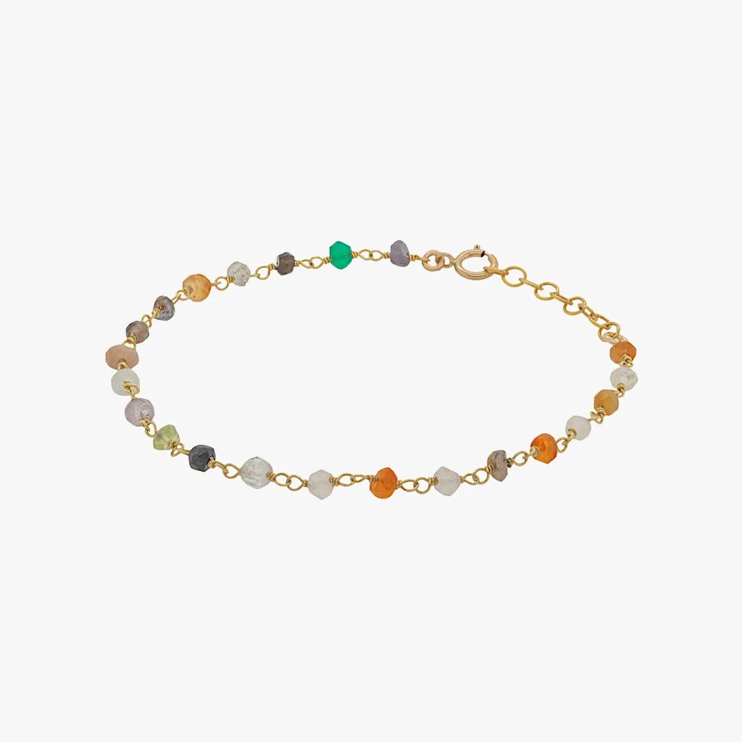 Colorful Gemstone Bracelet