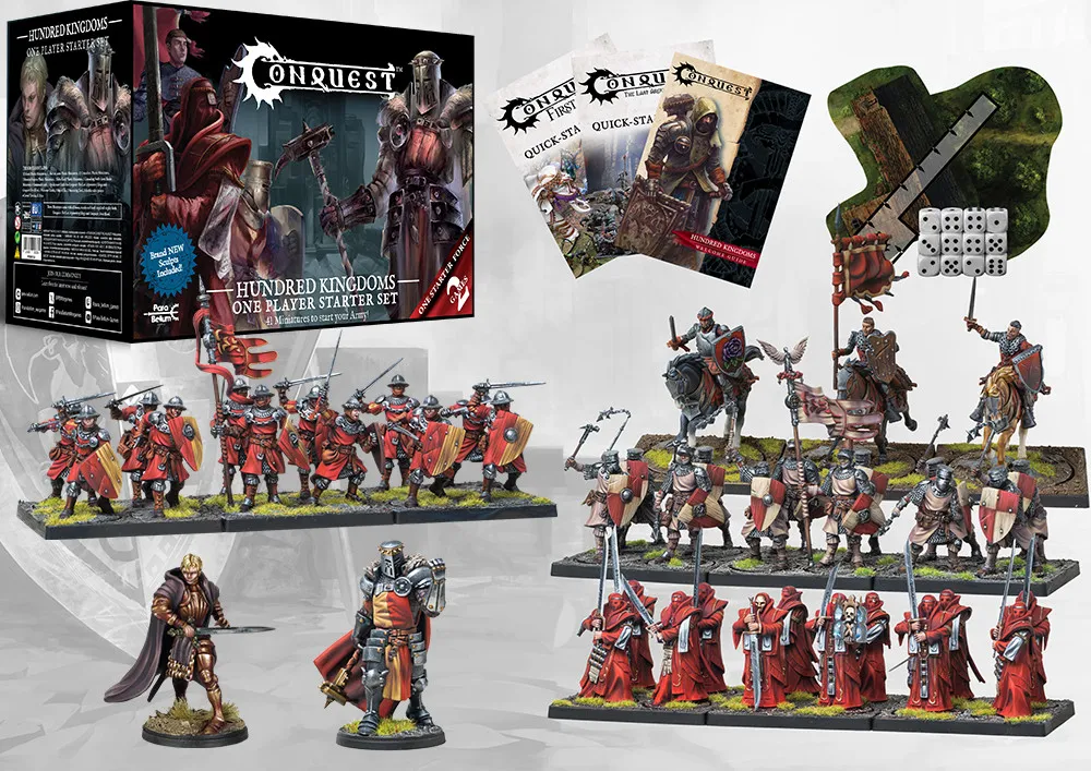 Conquest: Hundred Kingdoms: 1 Player Starter 2025 Edition