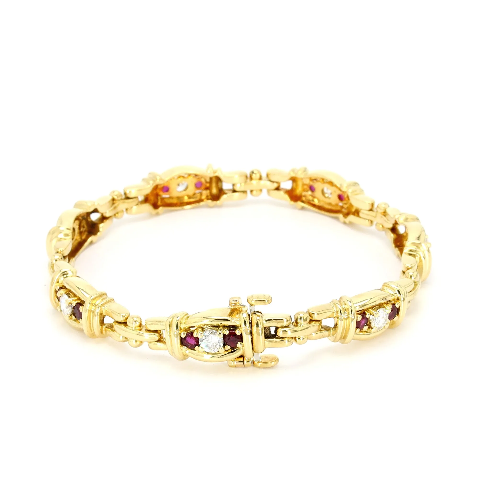 Diamond and Ruby Bracelet