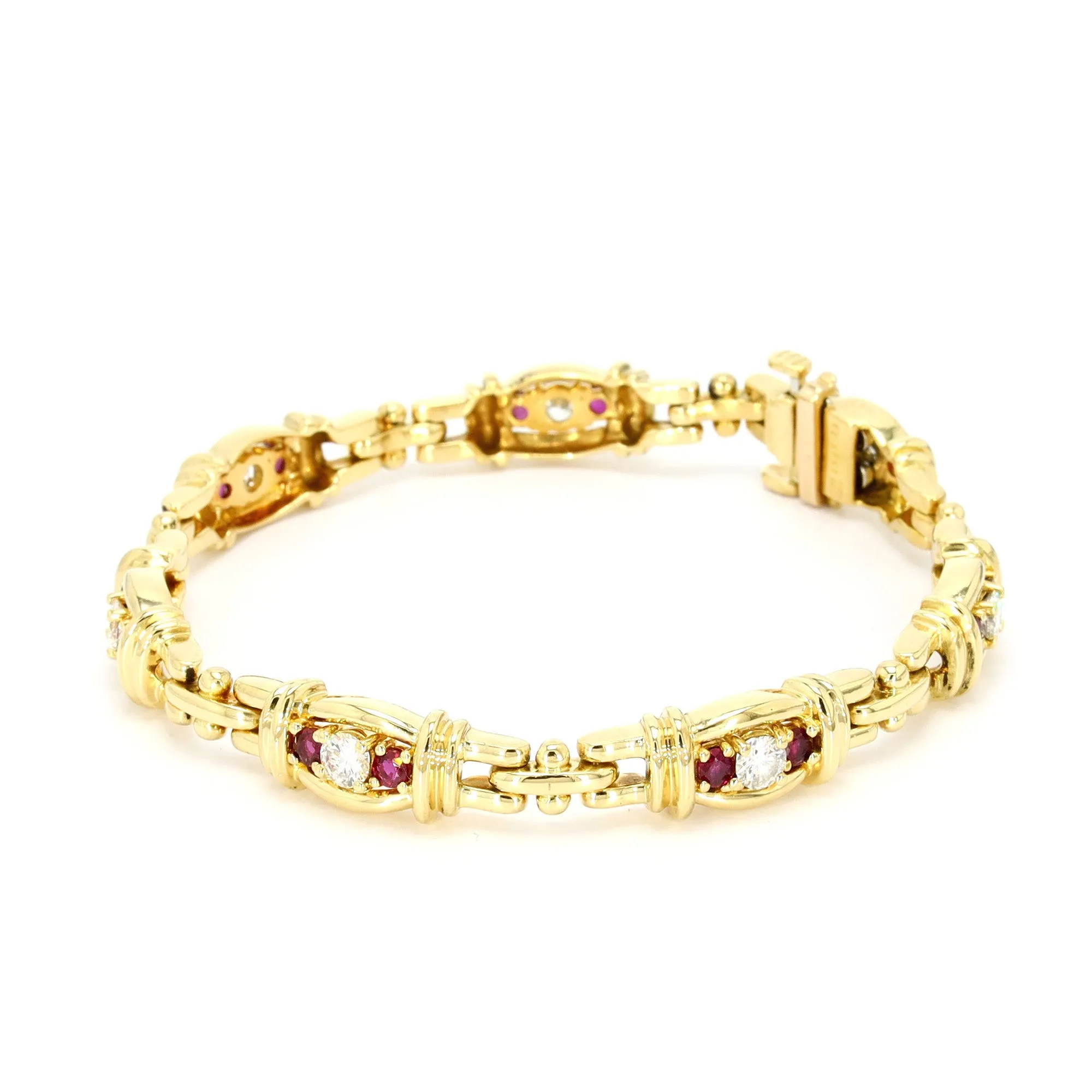 Diamond and Ruby Bracelet