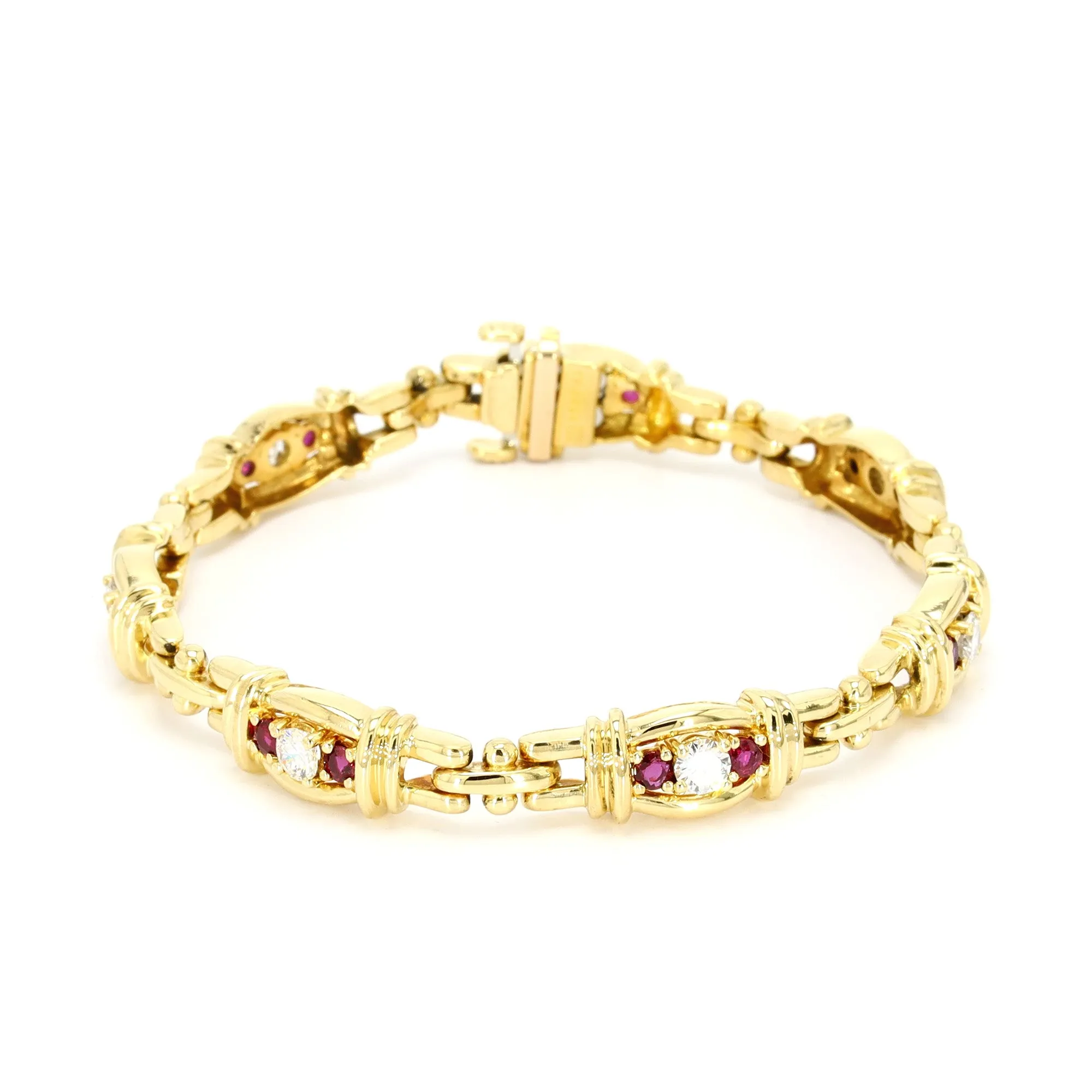 Diamond and Ruby Bracelet