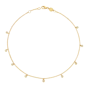 Diamond Drop Anklet