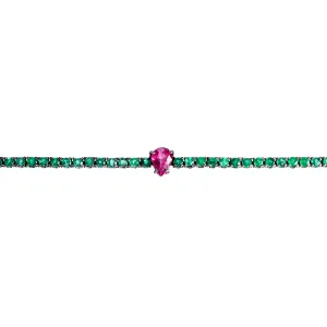 Emerald & Ruby Tennis Bracelet