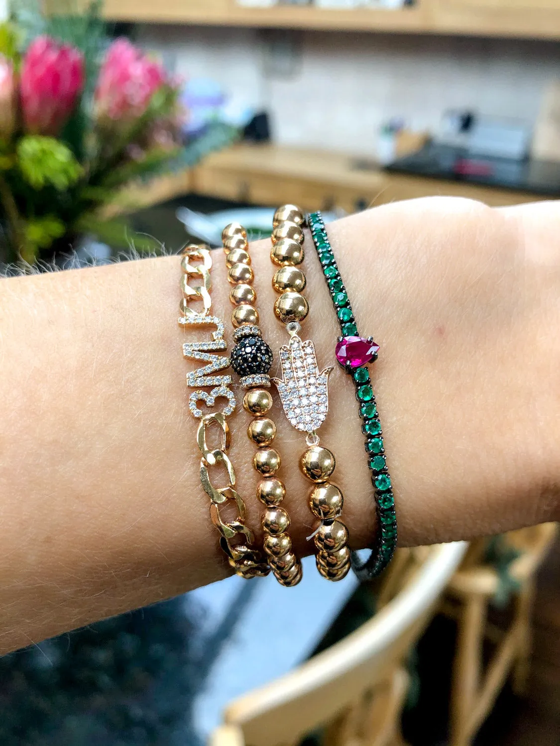 Emerald & Ruby Tennis Bracelet
