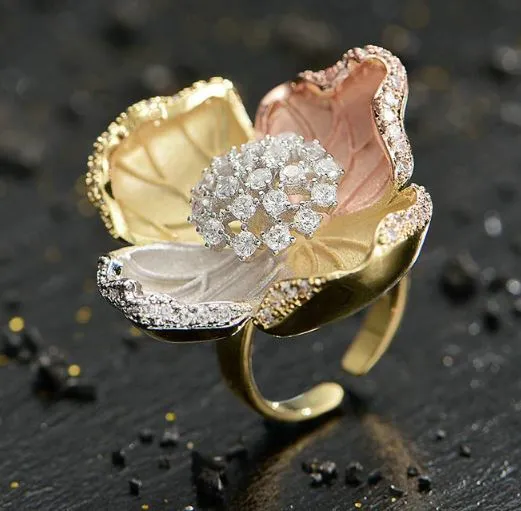 Exclusive Flower Blossom Ring
