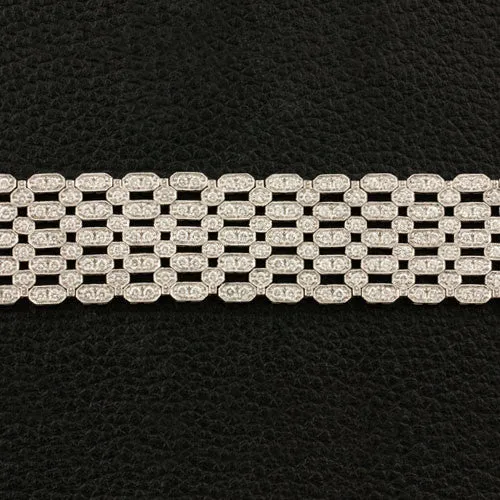 Five Row Diamond Bracelet