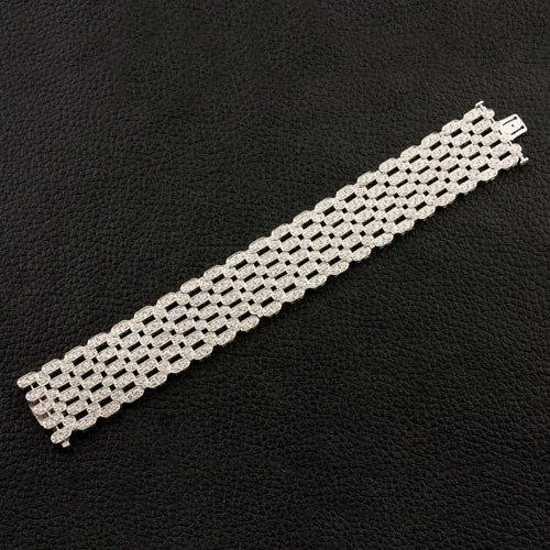 Five Row Diamond Bracelet